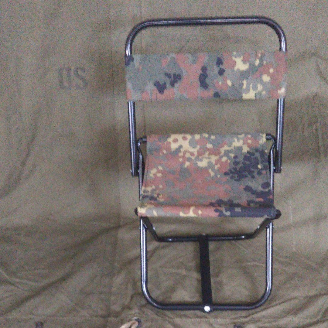 ドイツ軍　パップテント　リメイク チェアリング　2脚セット　イス　ミリタリー