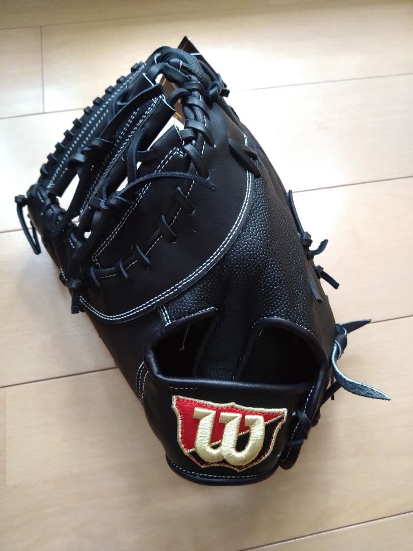 Wilson　硬式左投げファーストミット　ブラック　WBW101120ウィルソン