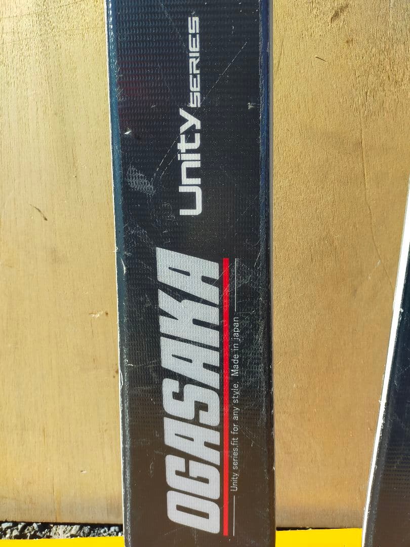OGASAKA オガサカ　UNITY AS-2 スキー板 ビンディング付き 黒色
