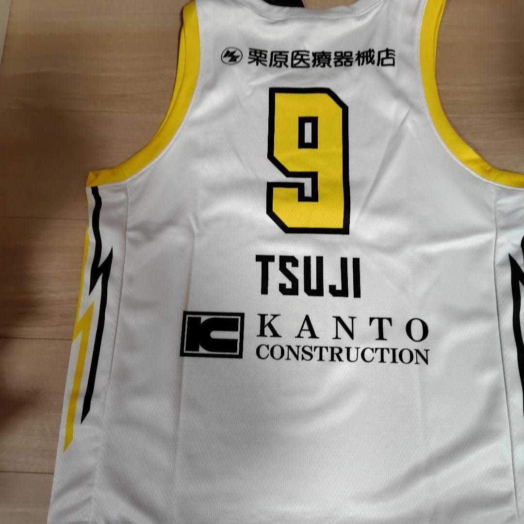 群馬クレインサンダーズ　辻直人選手　アウェイレプリカユニフォーム　L