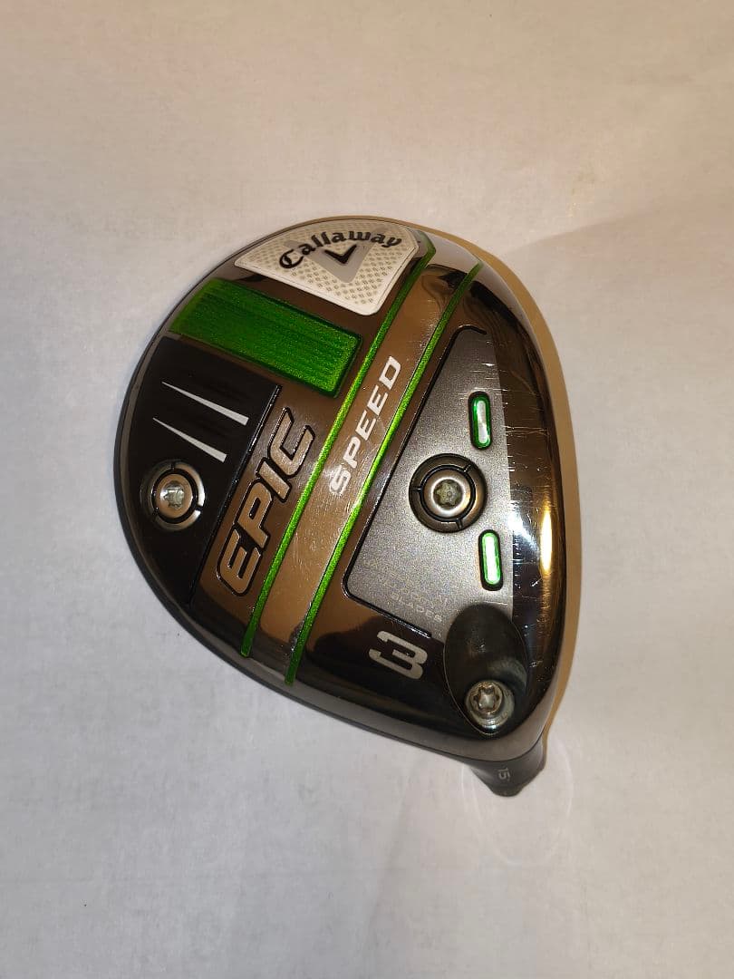 TAシリアル エピックスピードトリプルダイヤ 3w 15°ヘッドのみ