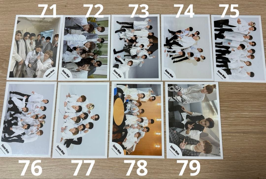  Man 公式写真セット 集合⑴