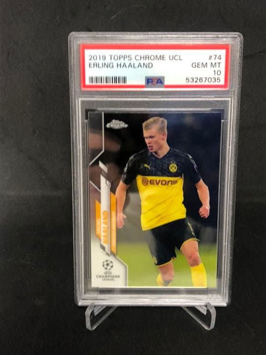 2020 topps uefa cl Haaland RCカード psa10