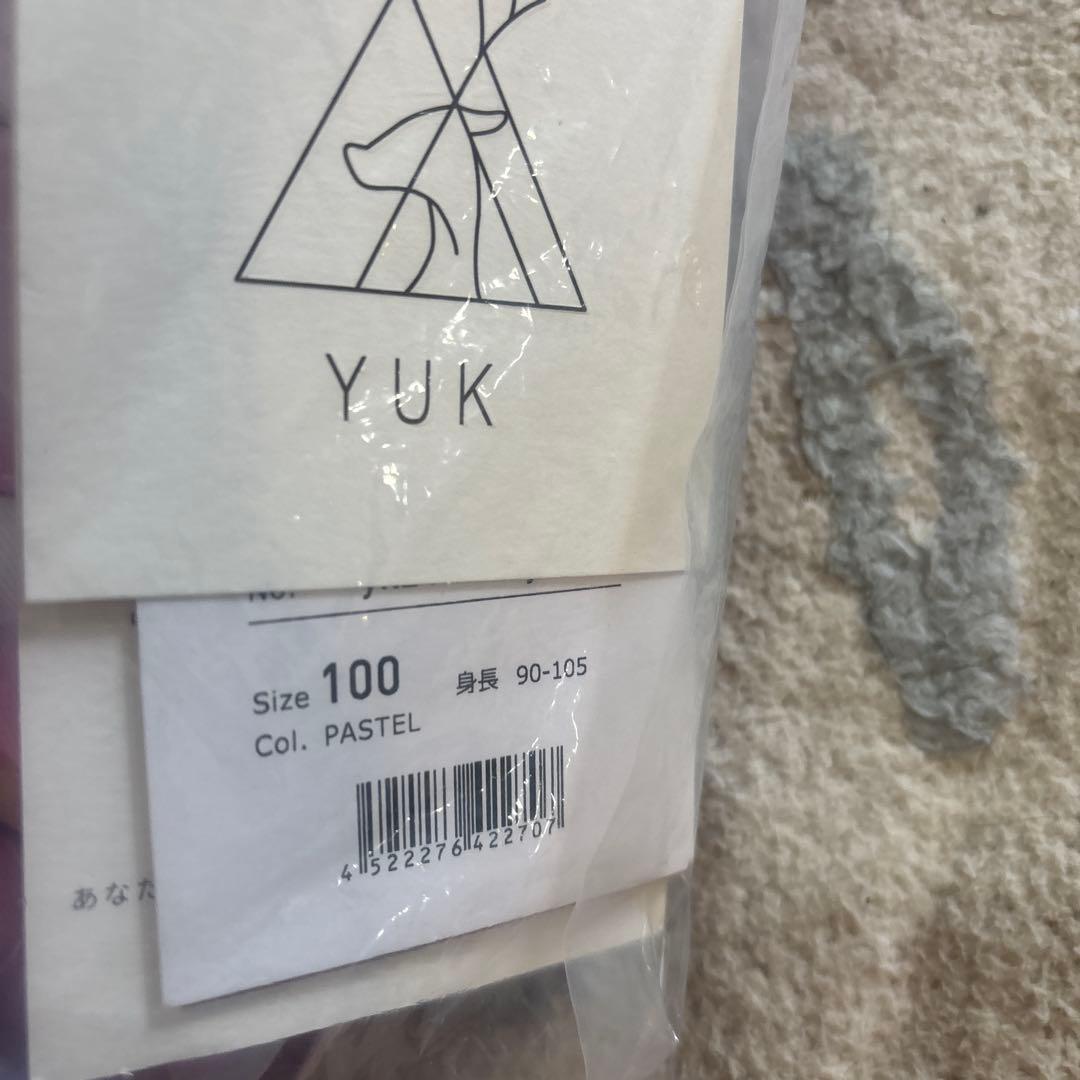 YUK 子ども用スキーウェア サイズ100 パステル