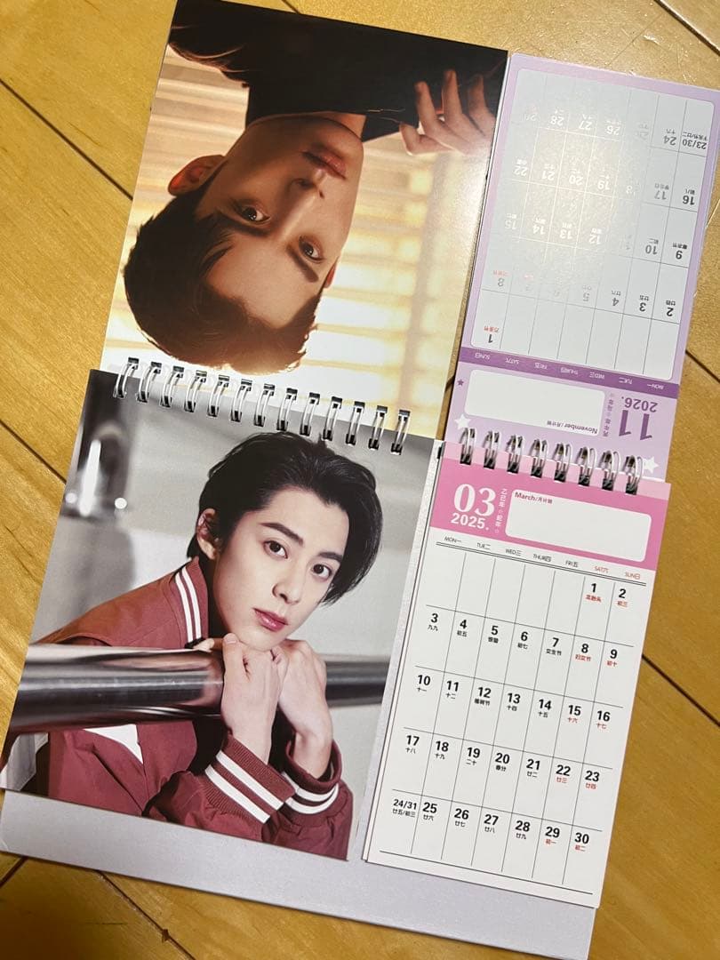 1780円最新ワンホーディー王鹤棣カレンダー 2025+2026年カレンダー①