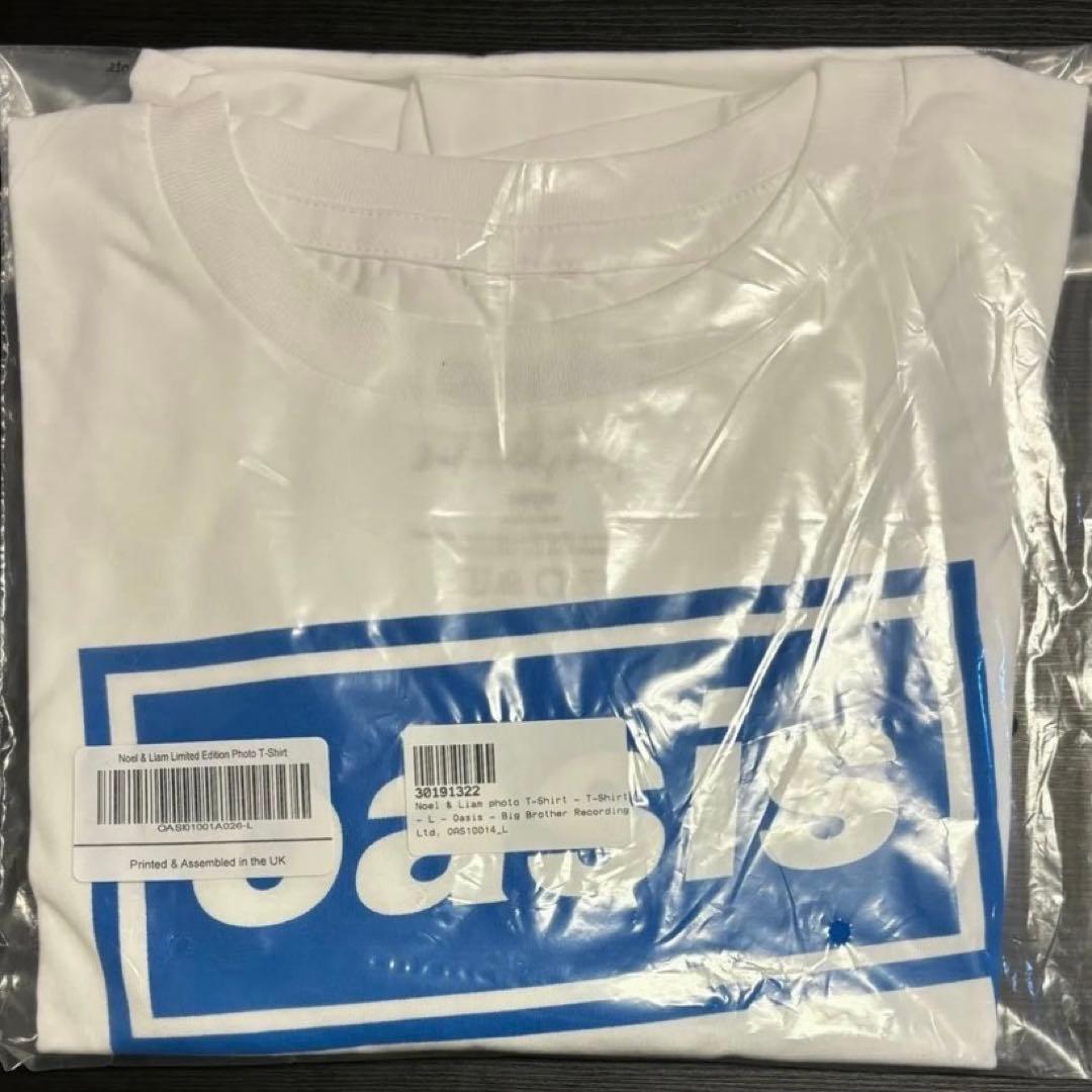 oasis ノエル＆リアム 72時間限定限定フォトTシャツ Lサイズ