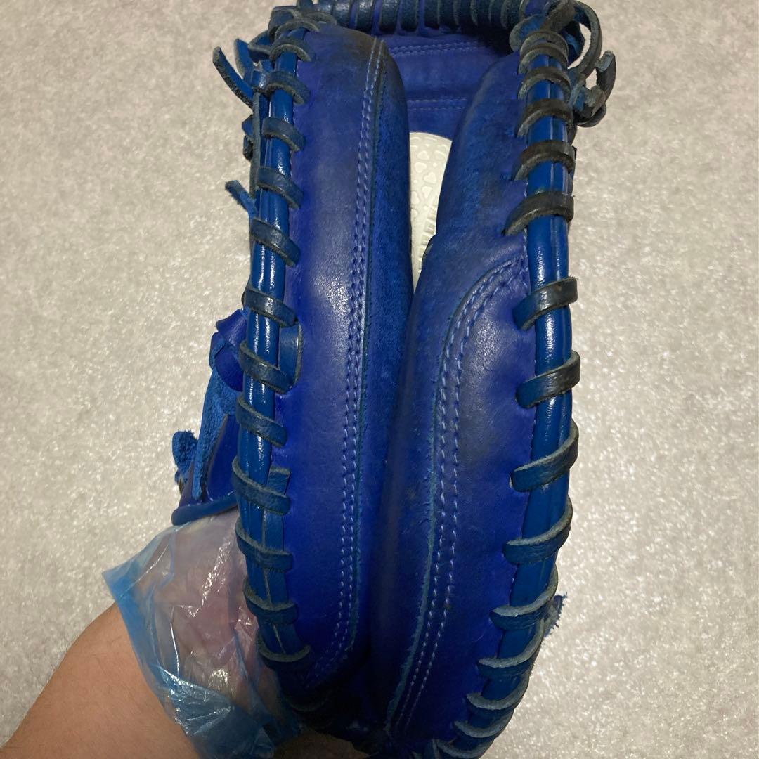 ZETT 少年 軟式 捕手 野球 グローブ 子供用 キャッチャーミット 人気の青