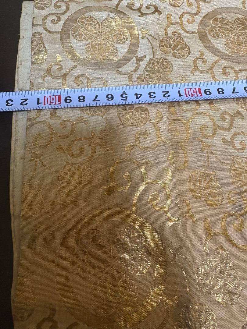 江戸時代　￼￼本金純金古布