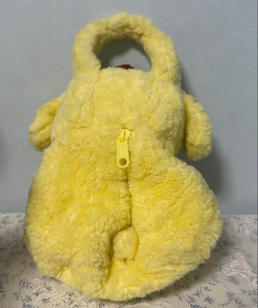 ポムポムプリン ぬいぐるみバッグ レトロ