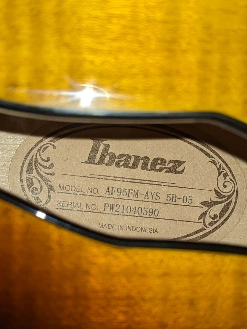 Ibanez AF95FM-AYS フルアコ
