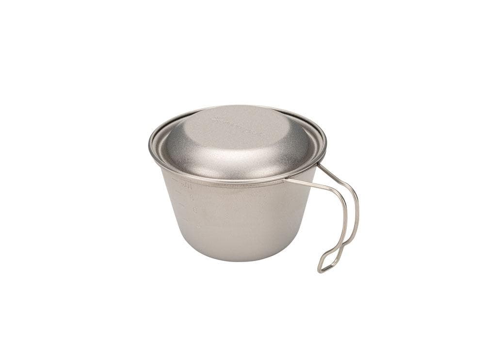 【新品２個セット】スノーピーク 深型チタンシェラカップ 蓋付き