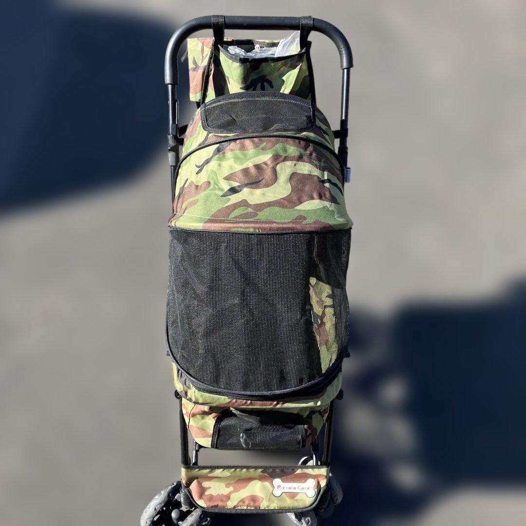 [廃版品] ピッコロカーネ ペットカート PRIMO プリモ 迷彩柄 対面式