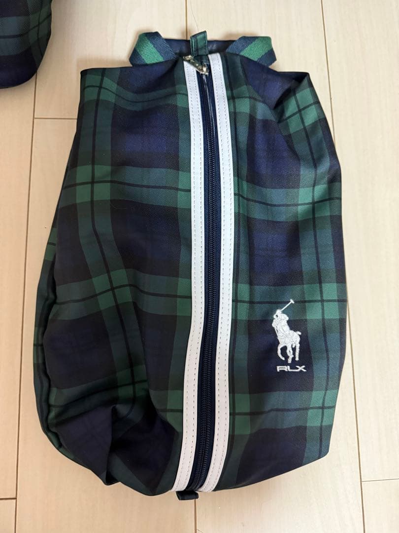 RLX タータンチェック ゴルフバッグセット5点セット‼️ポロラルフローレン