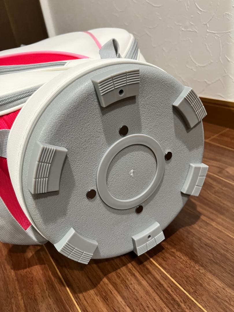 【新品未使用】ヘッドカバー付き★ブリヂストン キャディバッグ ホワイト/ピンク