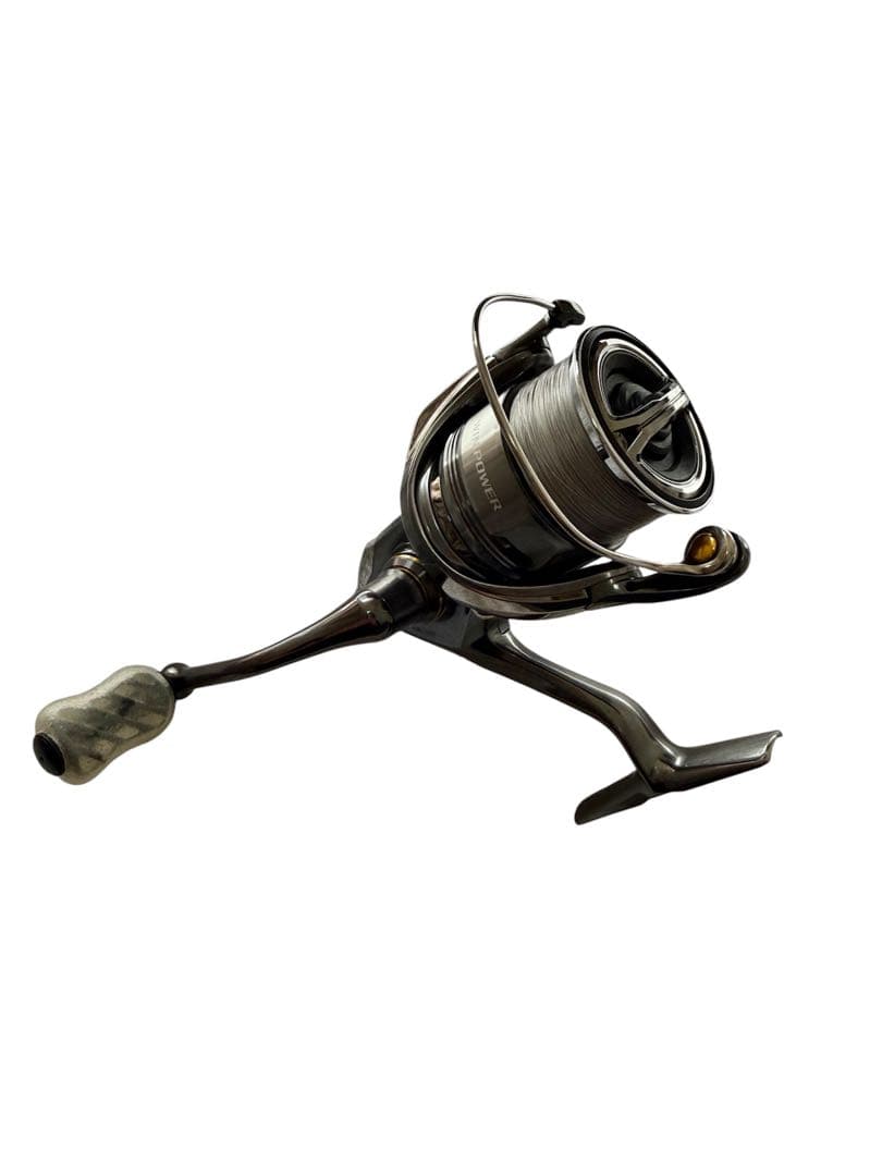 【極美品】24 ツインパワー C3000XG リールスタンド、バンドルノブ付き