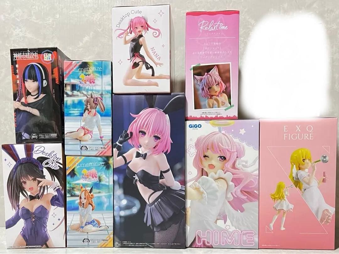 美少女フィギュア　7点セット　ロキシー　派流　こより　かな　忍　モモ　コパ