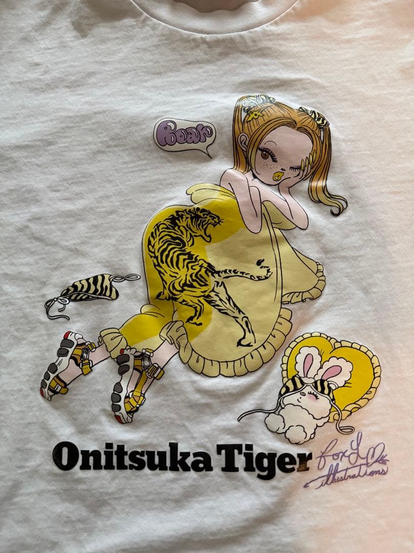 オニツカタイガー foxy illustration コラボ Ｔシャツ