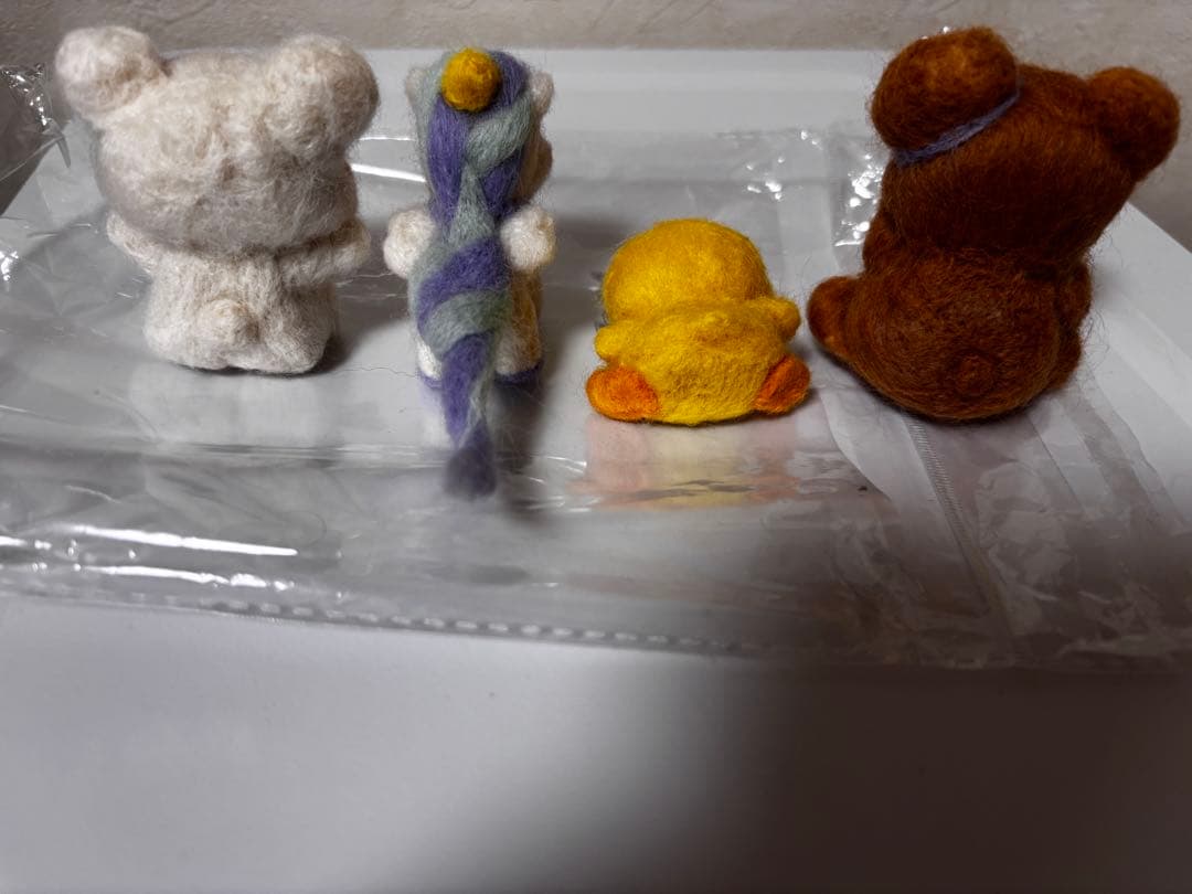 【4体まとめセット】フェルトキャラクターぬいぐるみセット