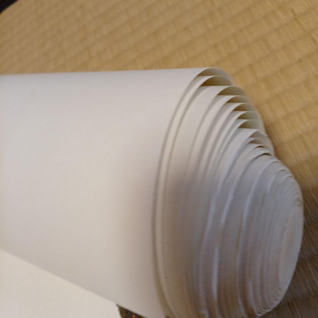 書道　正絹画仙紙53×360cm　10枚