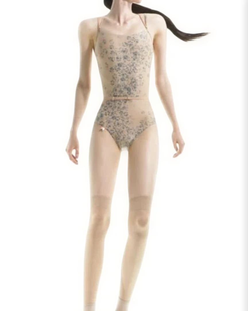 【美品】Just A Corpseレオタード CATpawprint Sサイズ