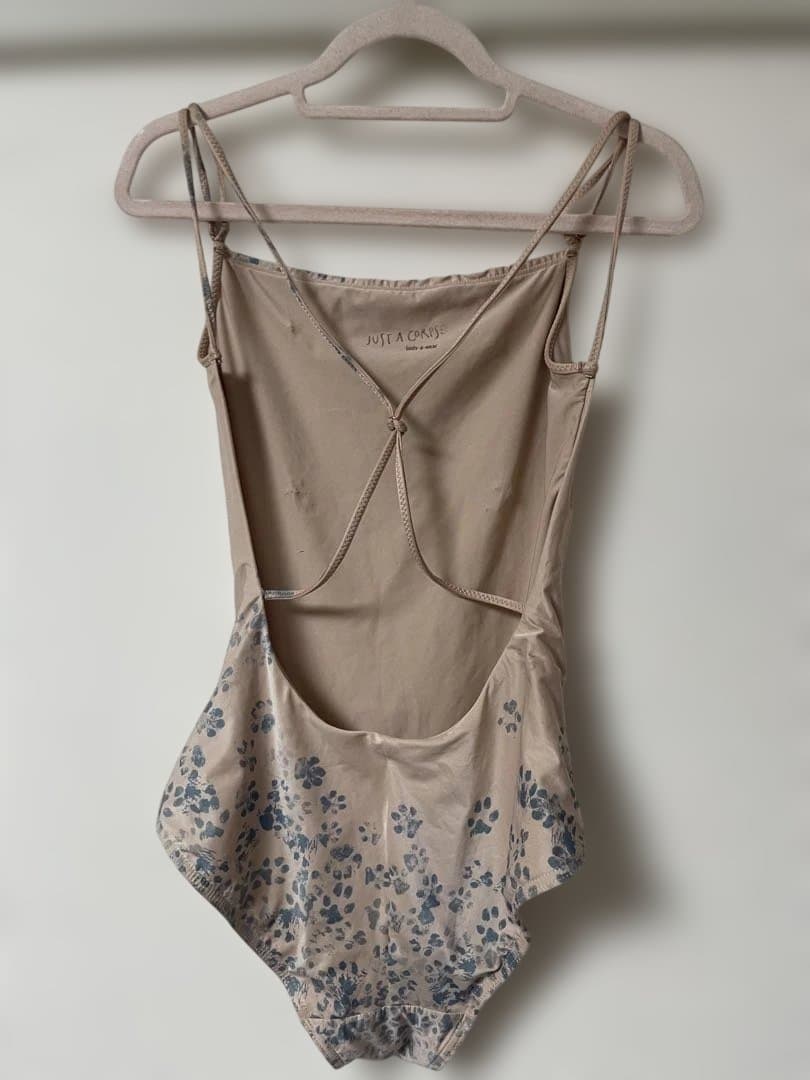 【美品】Just A Corpseレオタード CATpawprint Sサイズ