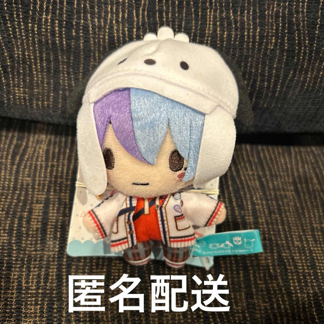 プロジェクトセカイ サンリオ ふわぷちマスコット 青柳冬弥　ポチャッコ