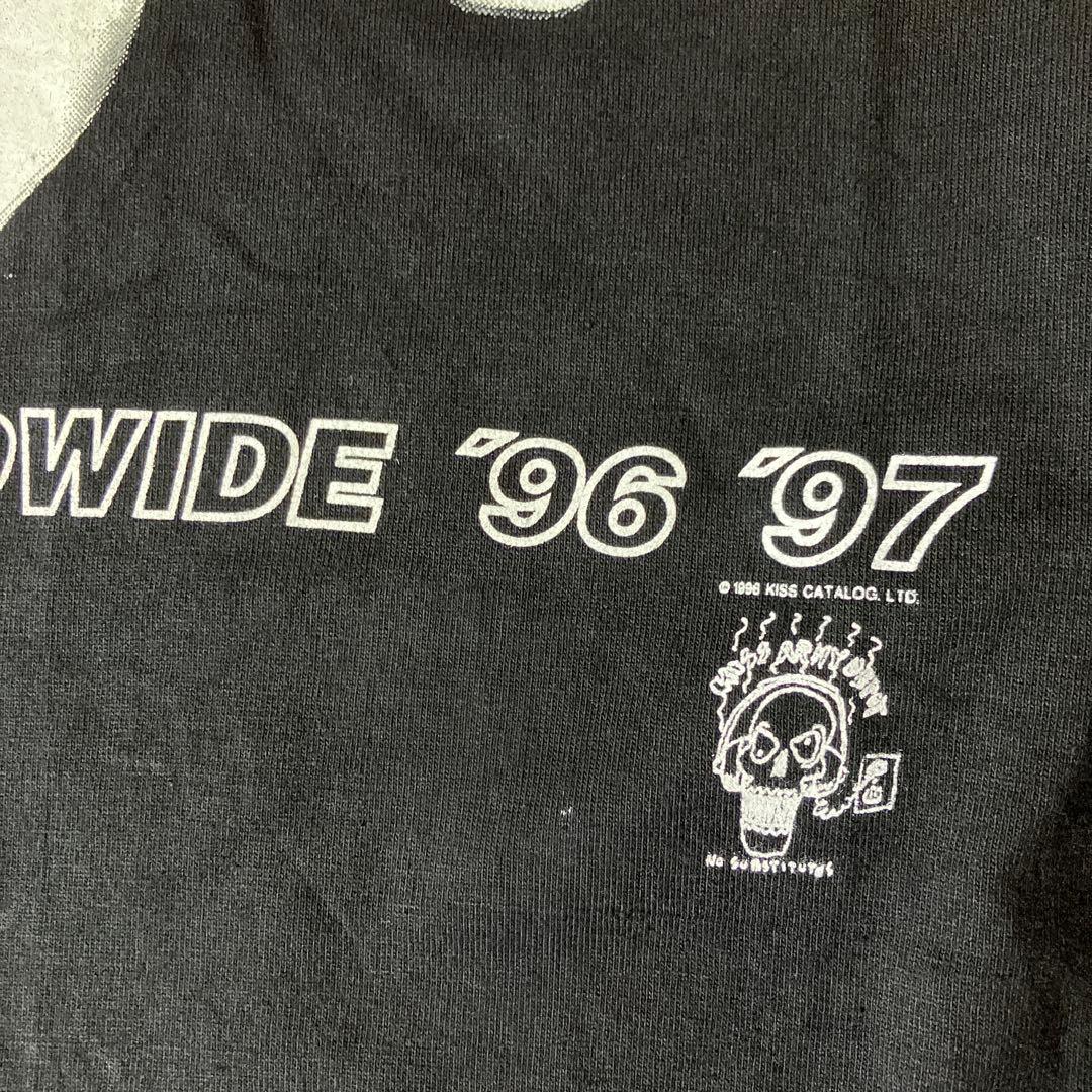 KISS キッス ALIVE WORLDWIDE 96 97ツアー Tシャツ L