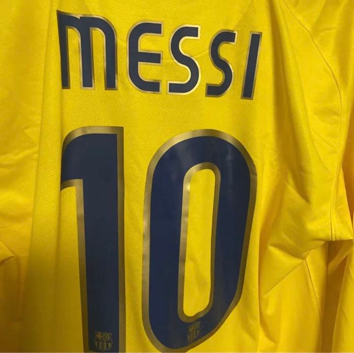 バルセロナ 08-09 アウェイ ユニホーム メッシ 新品タグ付き L