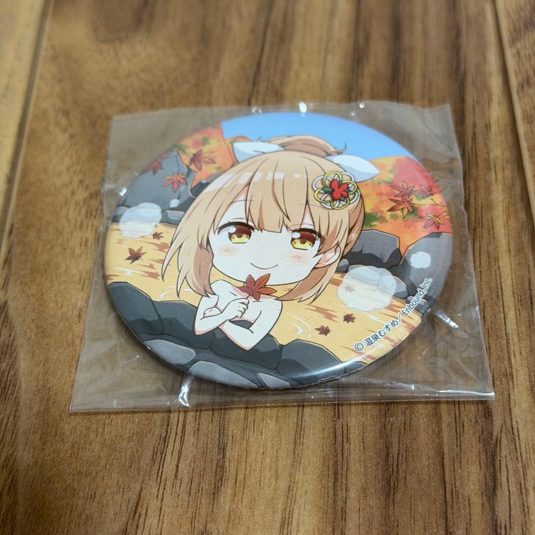 温泉むすめ　奥津　観光大使　缶バッジ