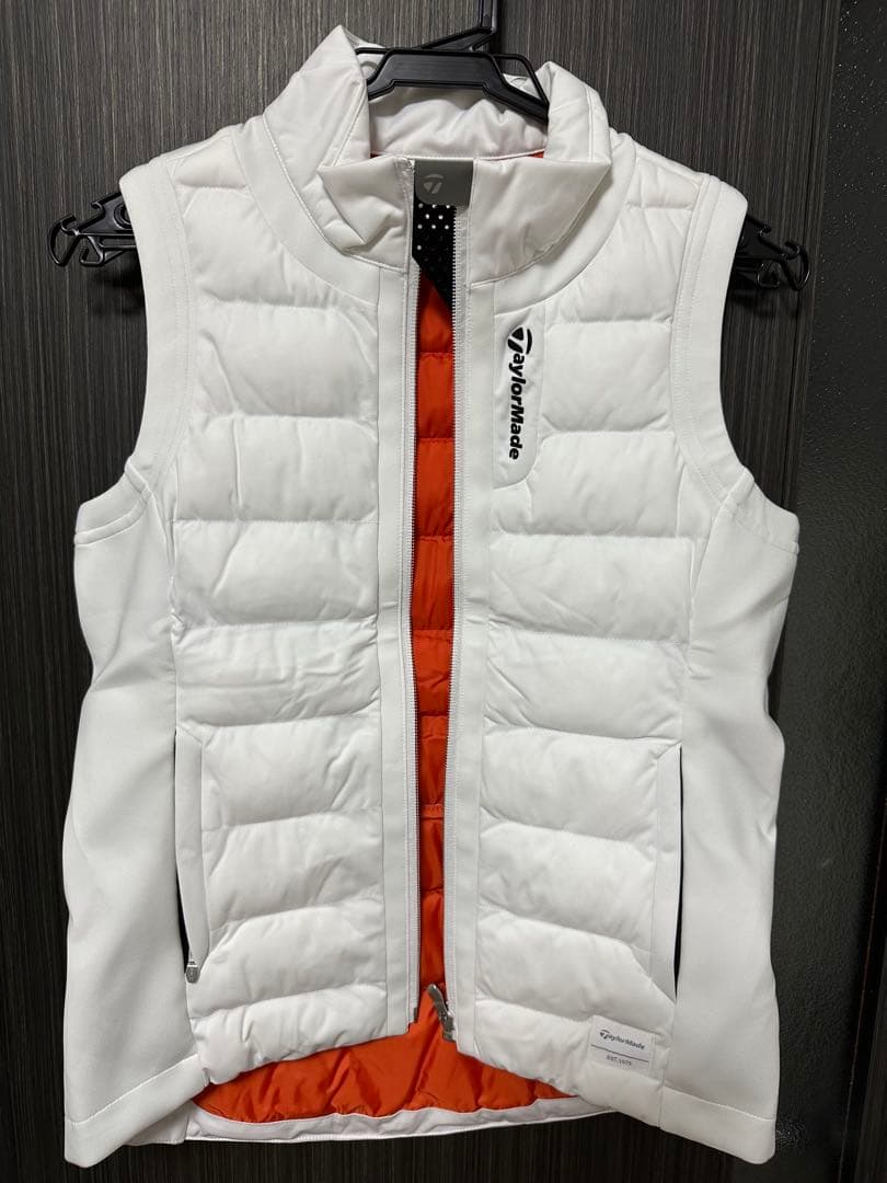 【新品未使用】TaylorMade レディース ダウンベスト ホワイト