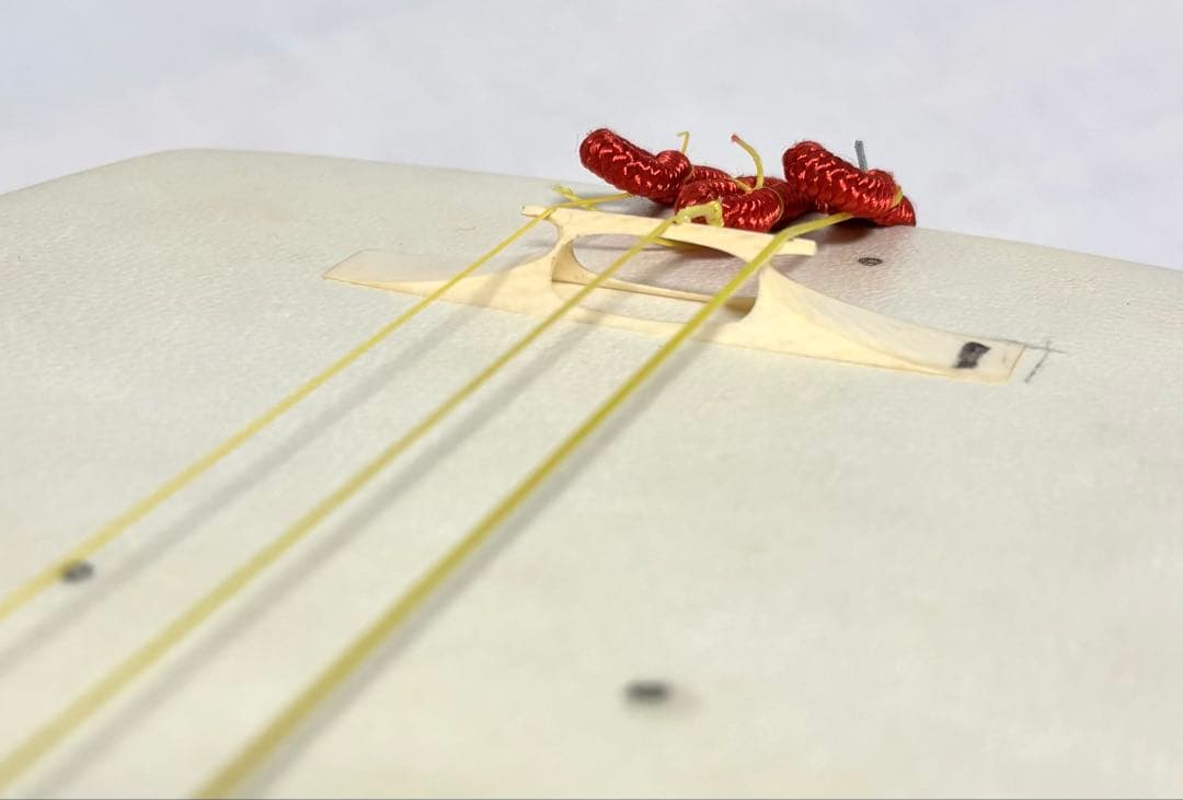 三味線セット 細棹 三つ折り棹 バチ