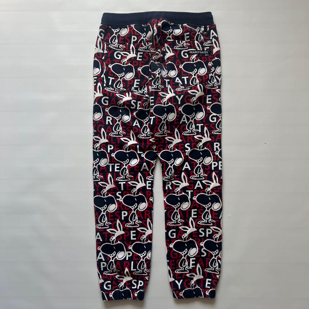 Pearly gates パーリーゲイツ　スヌーピー スウェットパンツ　メンズ