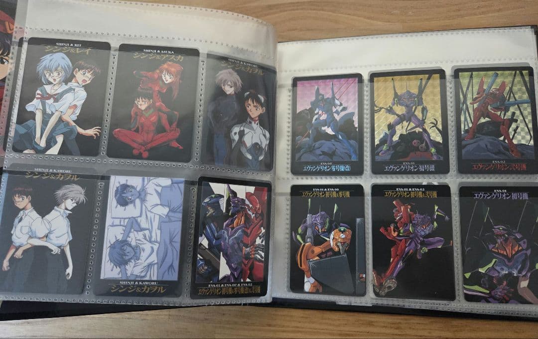エヴァンゲリオンカードダスコンプリートアルバム付き108未剥がし付き