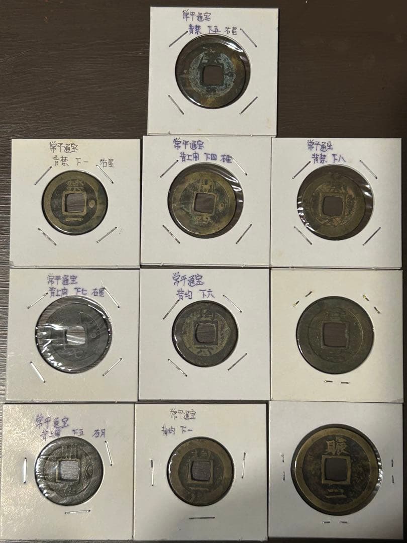 値下‼️【穴銭】中国古銭　常平通宝　10枚セット
