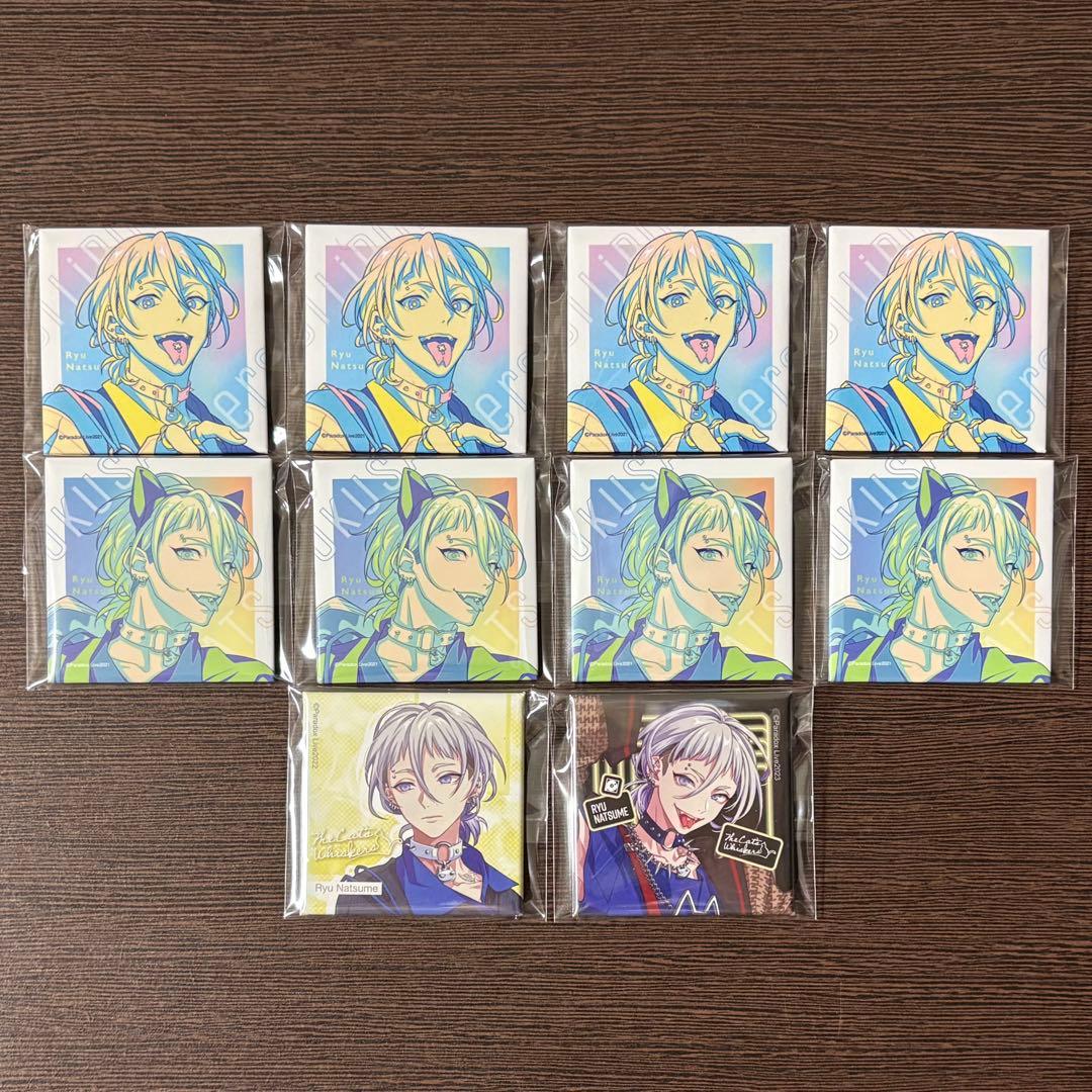 paradox live パラライ スクエア缶バッジ 棗リュウ