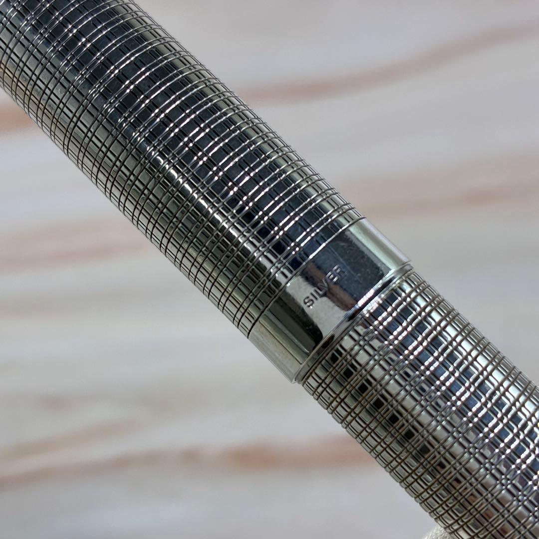 プラチナ万年筆 PLATINUM　1stプラチナ 　軸銀製　プラチナプラチナ