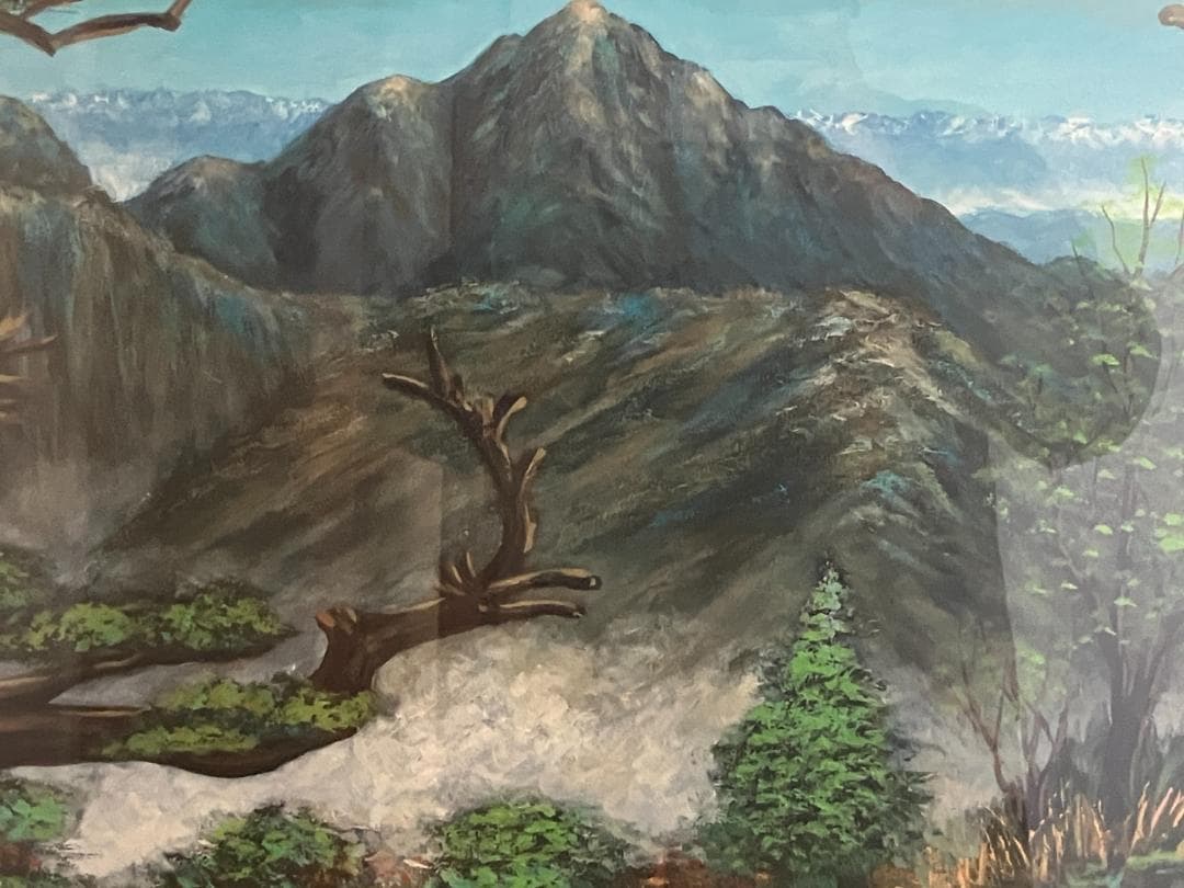 真作　仲谷　宏　甲斐駒ヶ岳　10号　10F