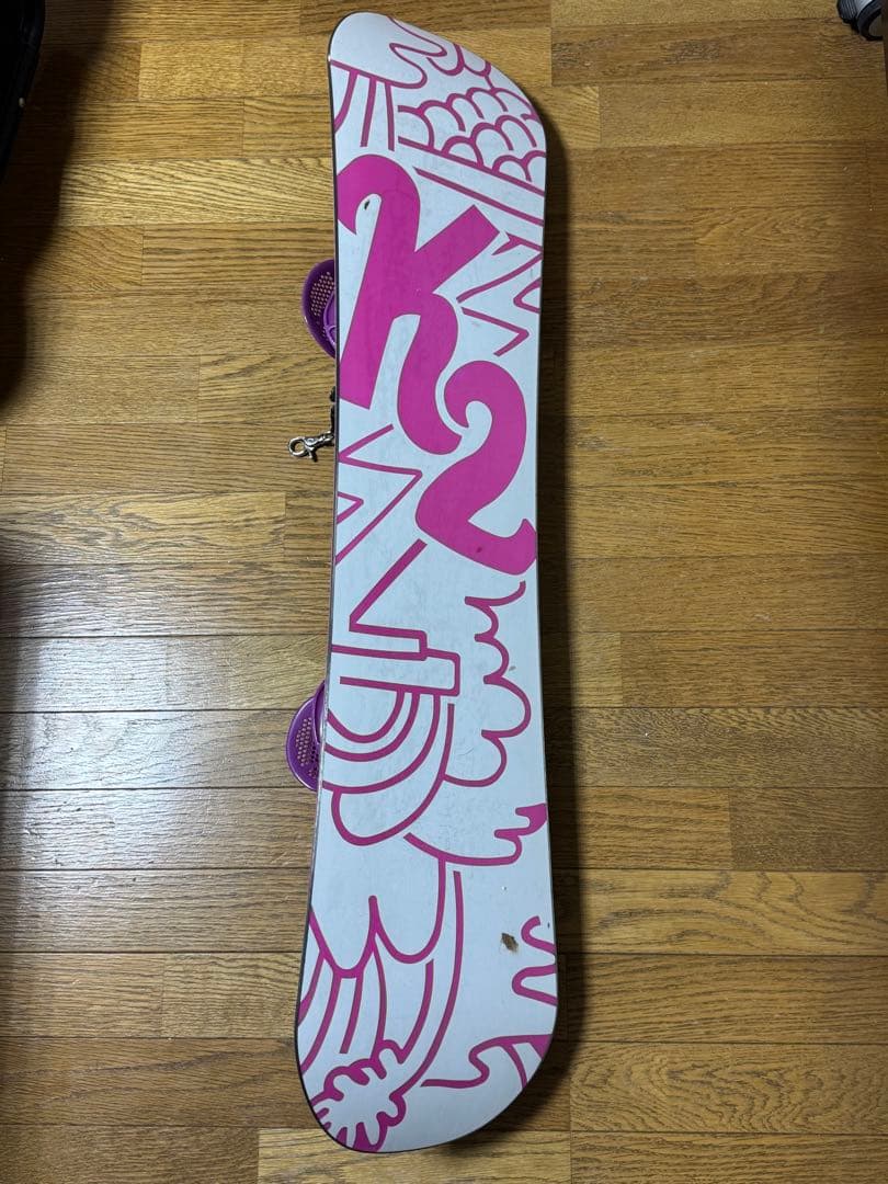 ケーツー キッズ スノーボード 板110cm 靴20cm バイン付き