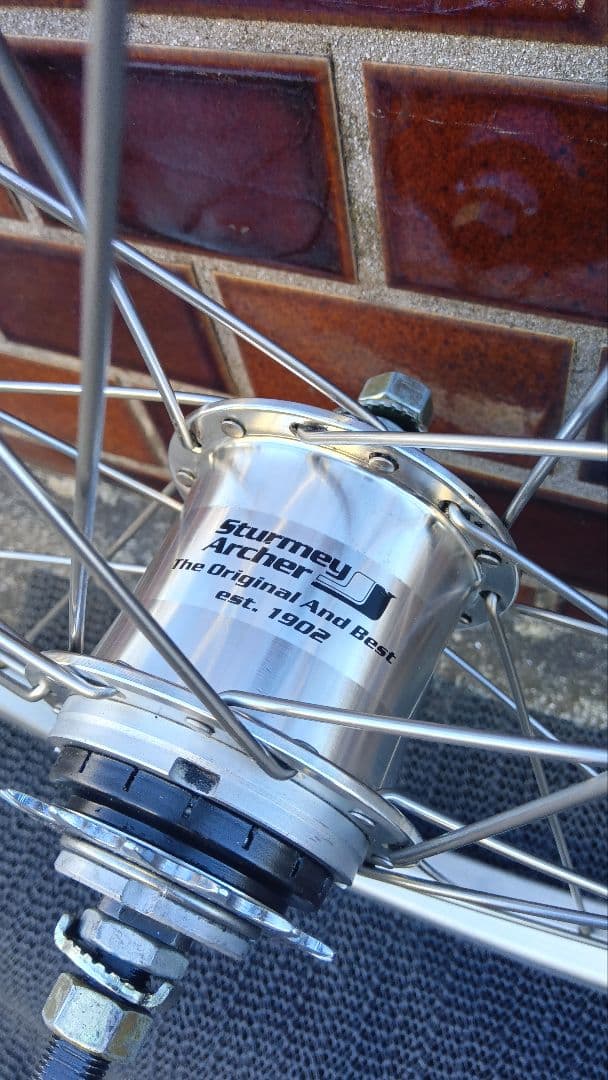 整備済　ブロンプトン　BROMPTON 純正後輪ホイール