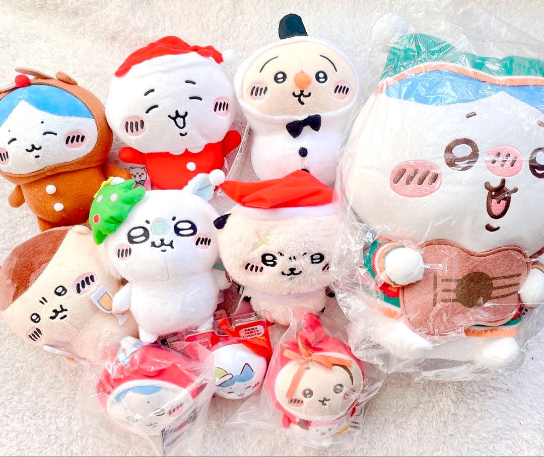 ちいかわ ぬいぐるみ マスコット オーナメント 10点 セット