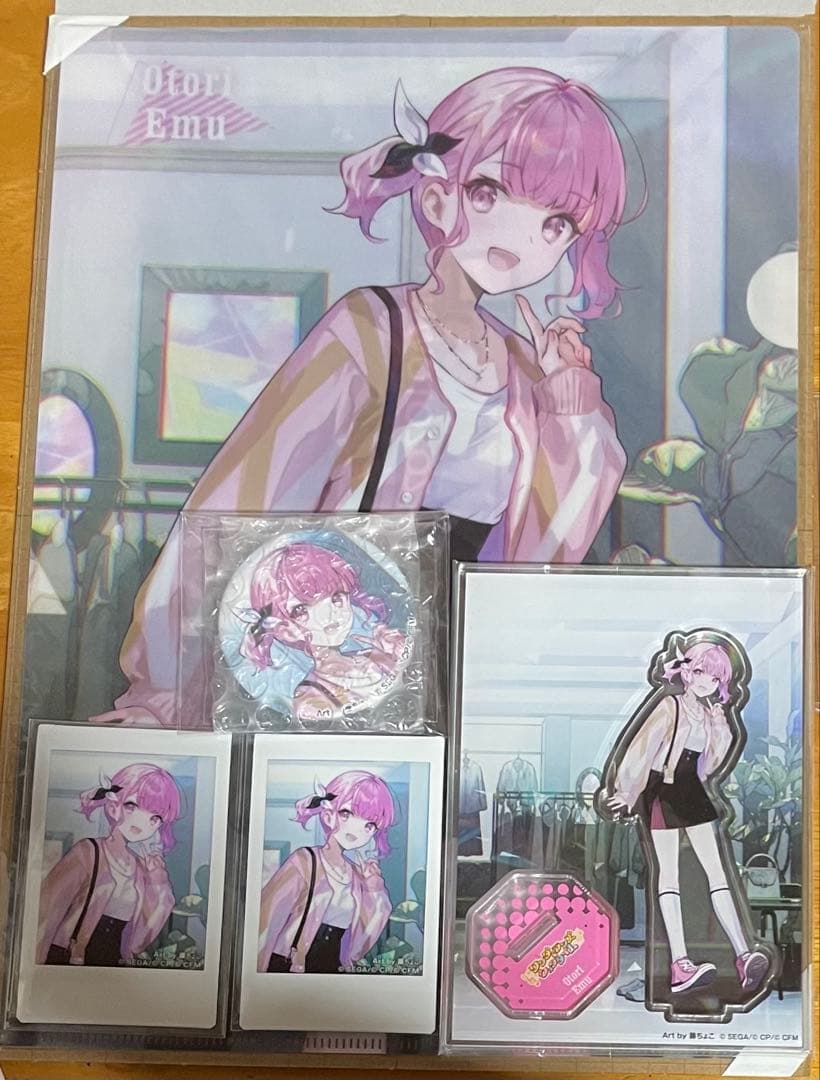 プロセカ 鳳えむ ZOZOTOWN 缶バッジ アクスタ チェキ クリアファイル