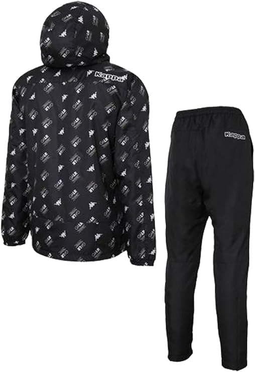 カッパ メンズ ウインドジャケット パンツ 上下セット ブラック XO