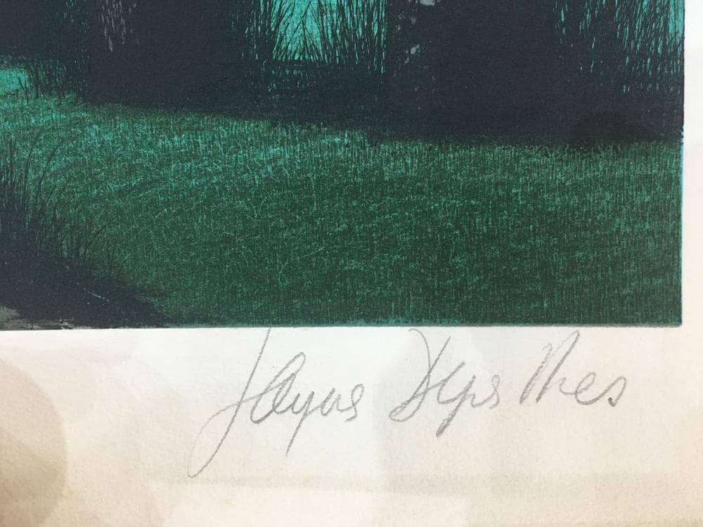 ★デペルト　リトグラフ　直筆サイン フォレストオークス シートのみ！