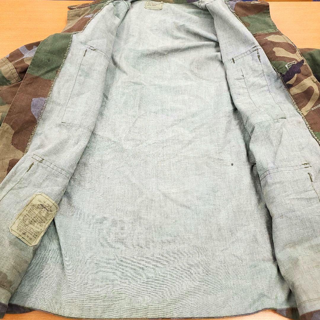米軍実物 BDUジャケット ウッドランド迷彩 90s放出品 ミリタリー古着