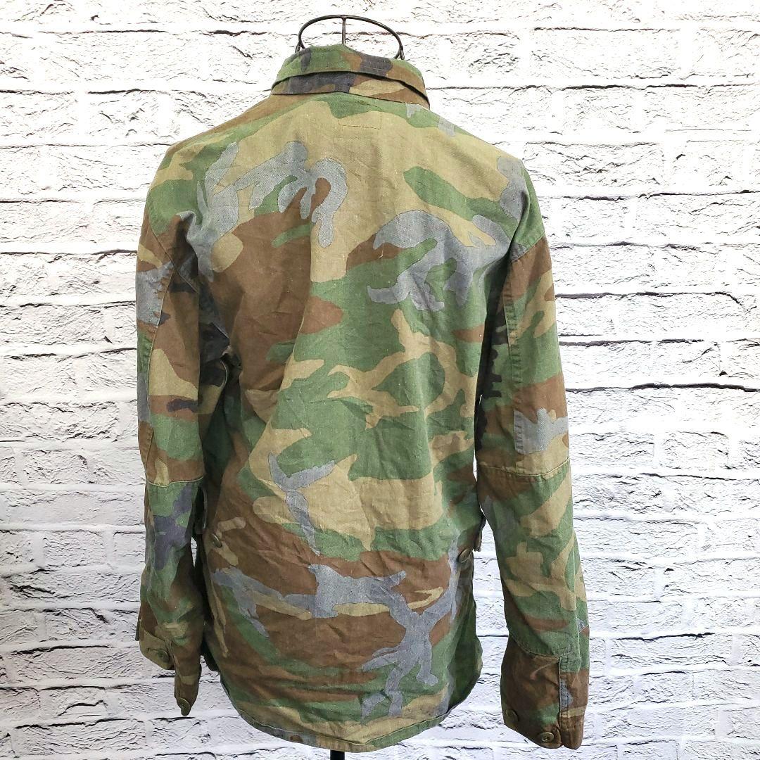 米軍実物 BDUジャケット ウッドランド迷彩 90s放出品 ミリタリー古着