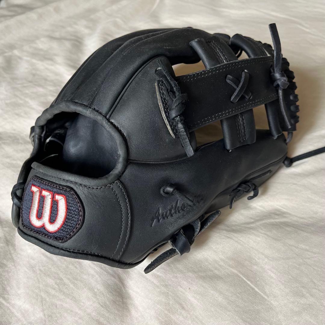 Wilson 特注グローブ 麻生茂明氏　軟式用　オーダー　内野用