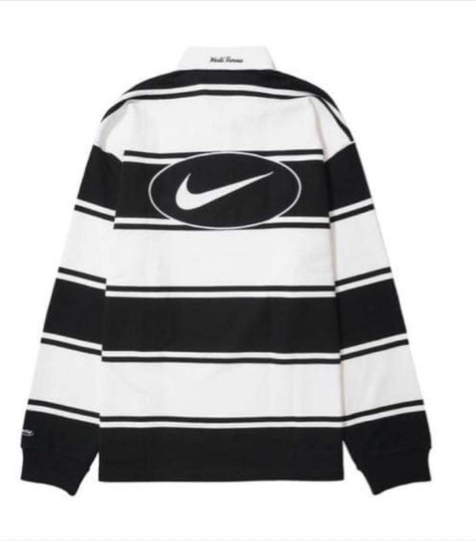 ウェア Supreme x Nike Stripe Rugby \"Black\"