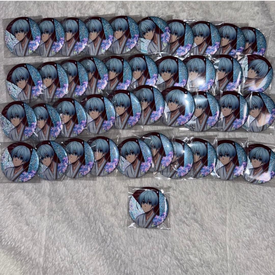 ブルーロック五月雨グリッター缶バッジ氷織羊×41