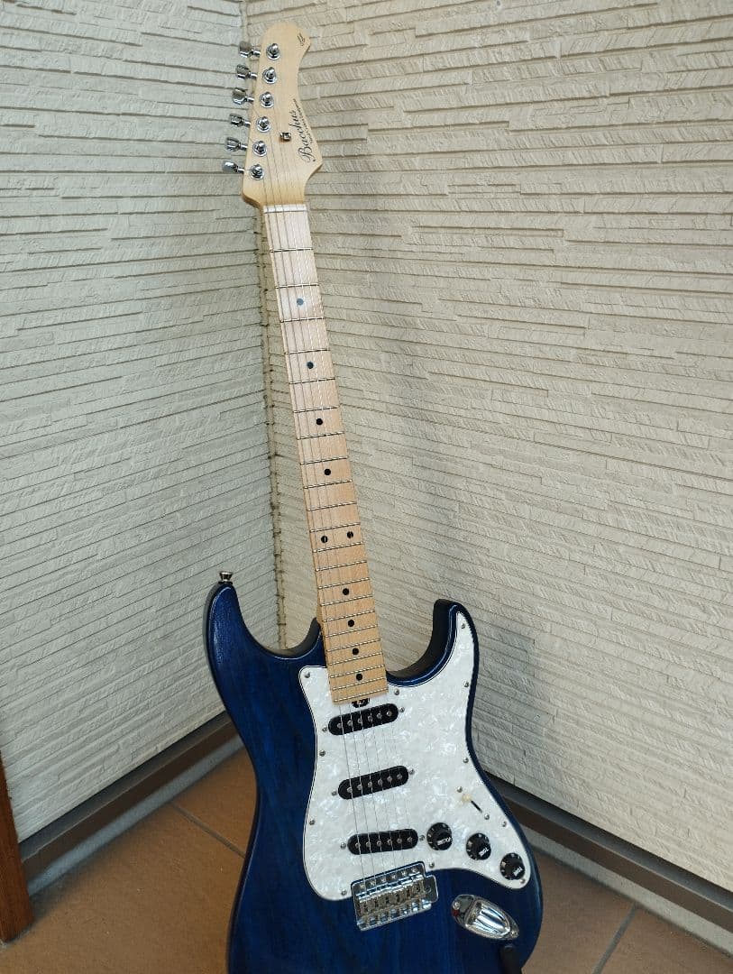 Bacchus ストラト グローバルシリーズ ash 濃紺 アッシュ