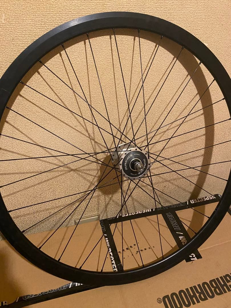 Dura-Ace 32h リム　VELOCITY deepV 手組みホイール前後